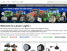 Tablet Screenshot of larsenlights.com